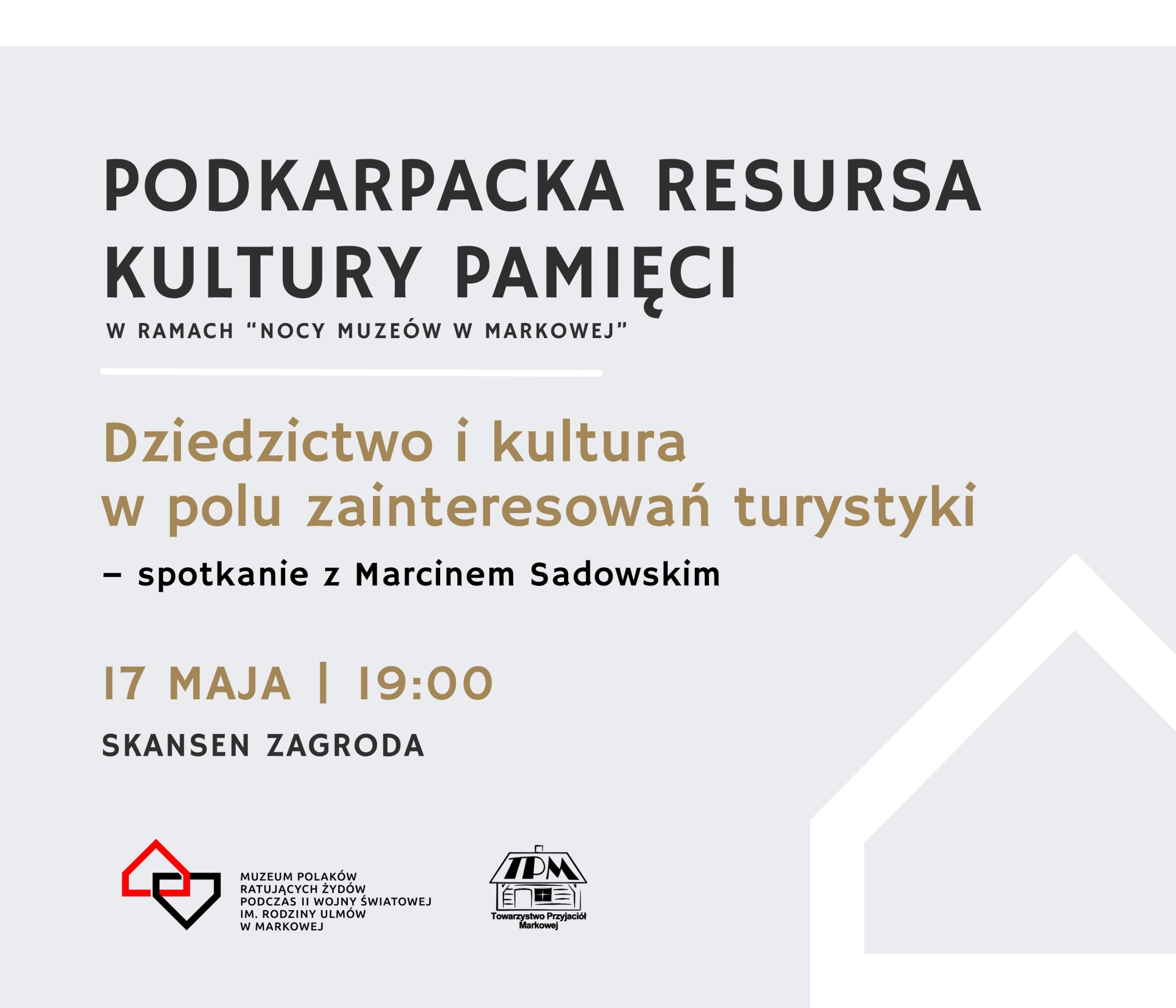 Plakat informujący o sesji Podkarpackiej Resursy Kultury Pamięci.