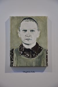 Wystawa portretów olejnych więźniów KL Auschwitz.