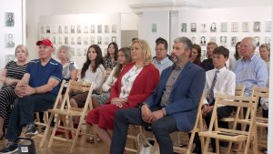 Delegacja ze Stanów Zjednoczonych na wystawie Ecce Homo - Osoba i Twarz.